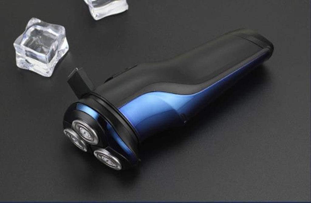 Electric Razor, Electric Shavers for Men, Dry Wet Waterproof Mens Rotary Facial Shaver, Portable Face Shaver Cordless Travel USB Rechargeable