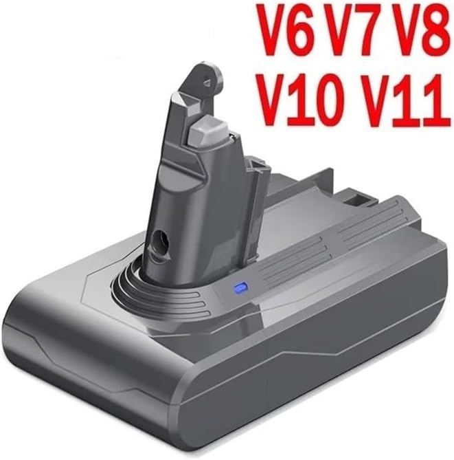 6000mAh 21.6V Lithium Replacement Battery Compatible for Dyson V6, V7, V8, V10, V11, DC31A, DC34B Vacuum Cleaners(V11 SV15 4000mAh)