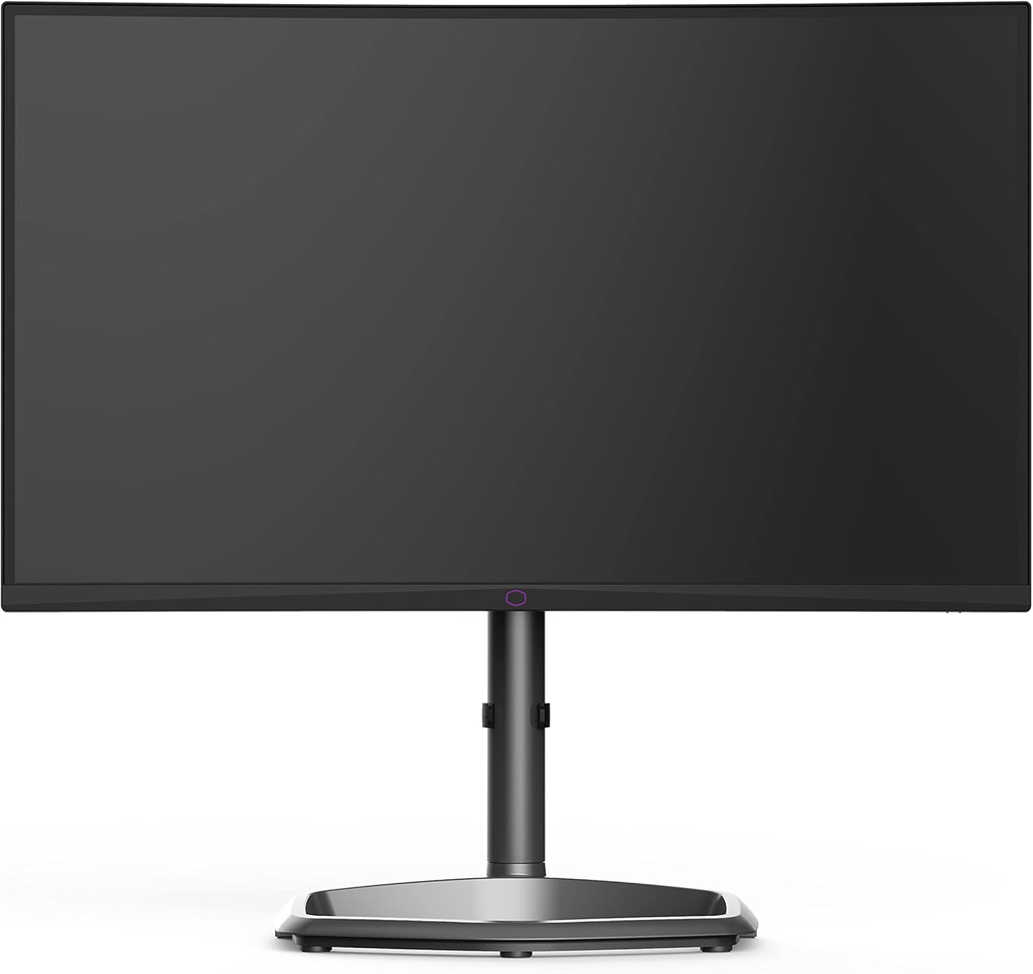 Cooler Master 27-inch Curved Frameless 240Hz FHD 1920 x 1080 Desktop Gaming PC Monitor, VA 8bit w/Quantum dot, 0.5ms (MPRT), Curve 1500R, Adaptive Sync, DP 1.2 * 1 + HDMI 2.0 * 2, VESA Mount