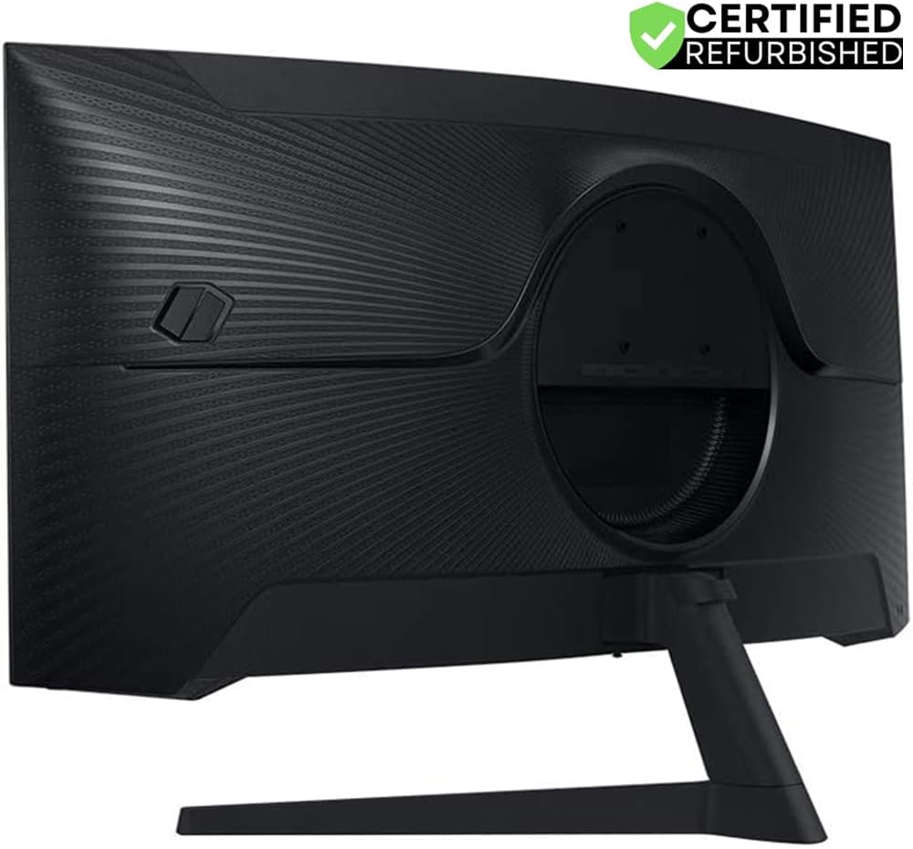 Samsung 34 inch Odyssey G55T WQHD 165Hz 1ms(MPRT) HDR Curved Gaming Monitor - (Renewed)