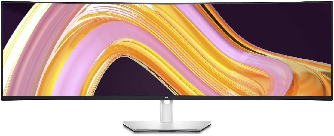 Dell UltraSharp U4924DW 49' Dual Quad HD (DQHD) Curved Screen Edge WLED LCD Monitor - 32:9,Black