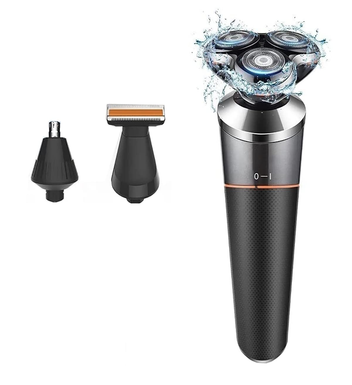 Electric Razor for Men, 3 In 1 Wet Dry Electric Shaver For Men Facial Body Beard Hair Trimmer Nose Ear Rechargeable Electric Razor Beard Shaving Machine