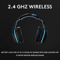 Logitech G935 Over Ear Wireless Headset, Black + Logitech G502 Gaming Mouse 11-Button Gaming Mouse, Black