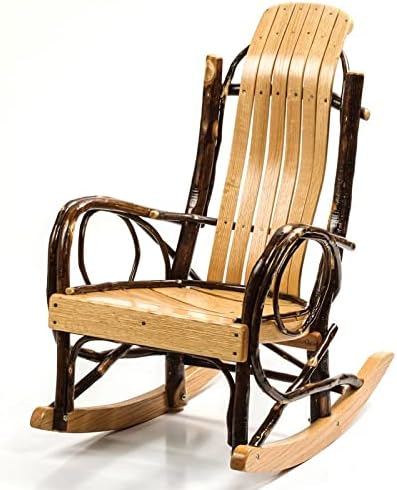 Lehman's Small Child Size Oak Hickory Wooden Rocking Chair Glossy Finish