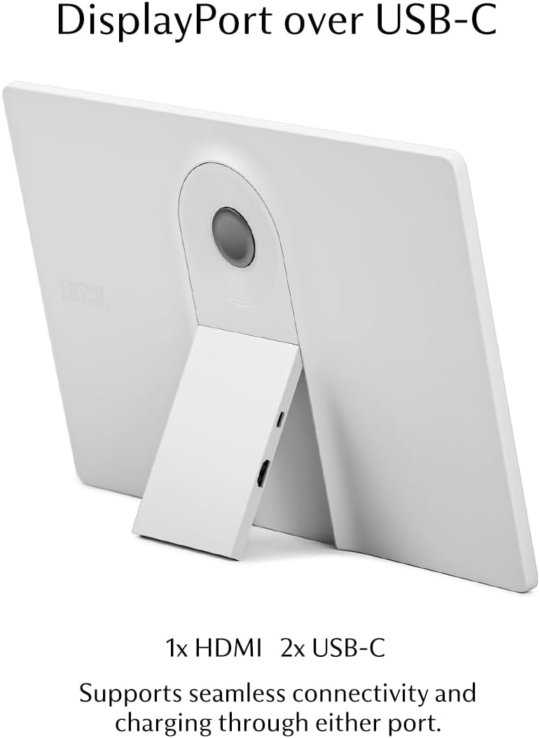 SOTSU SleekView 15.6' Portable Monitor | FHD 1920x1080 | 300 Nits | 100% sRGB | 60Hz | 6W | HDMI | USB-C | Lightweight | Gaming | Laptop | Smartphone | Travel | Sleek & Stylish Design