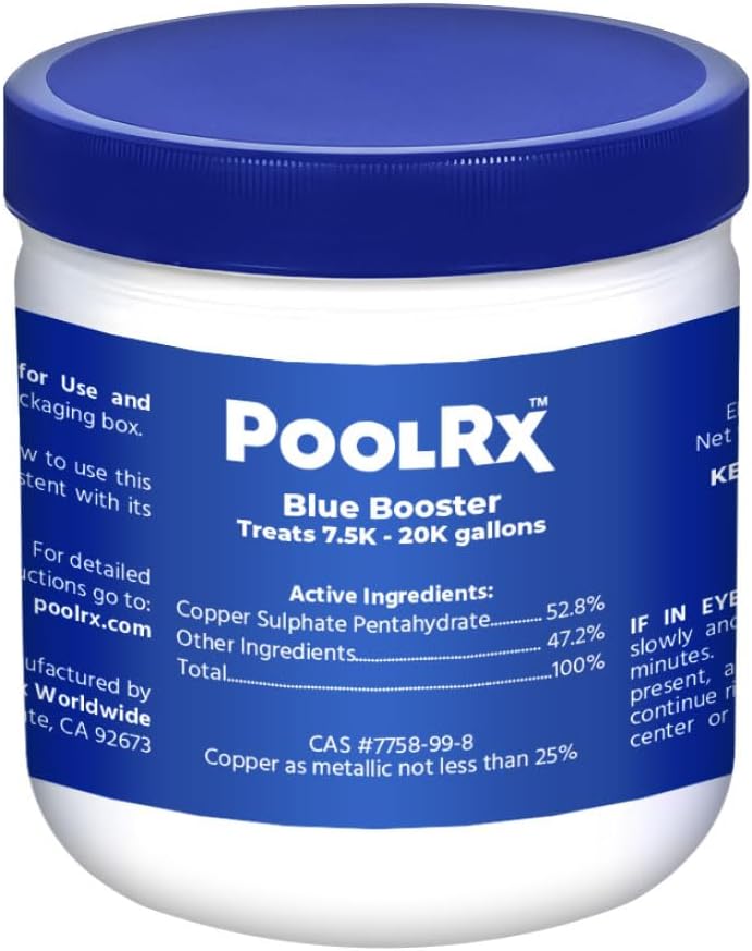 PoolRx Booster Minerals for Pool, 7500 to 20000 gallons,4 Pack