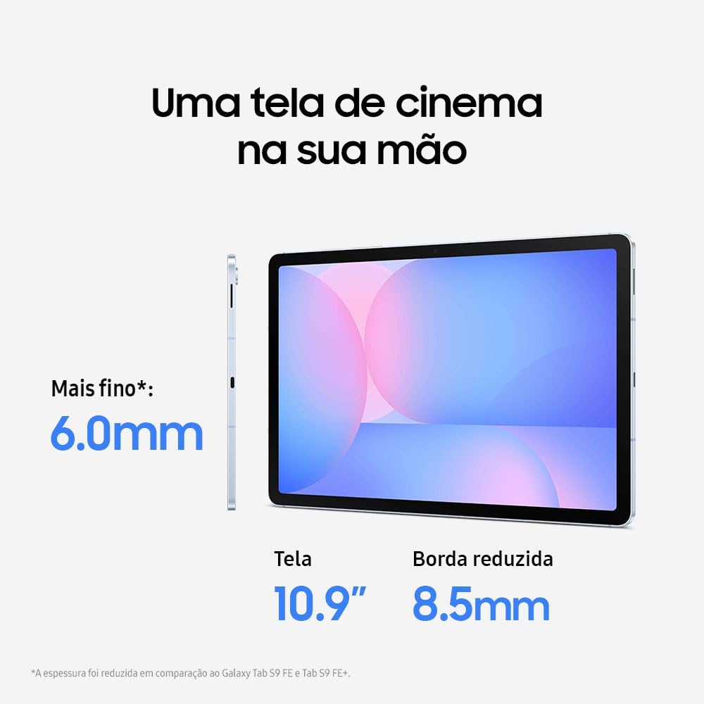 Samsung Galaxy Tab S10 FE w/S-Pen | 128GB, 8GB RAM, Wi-Fi Only | 10.9' LCD, WiFi 6E Android 15 Tablet, 4K Camera | International Model X520 | 25W Fast Charger Bundle (Blue)