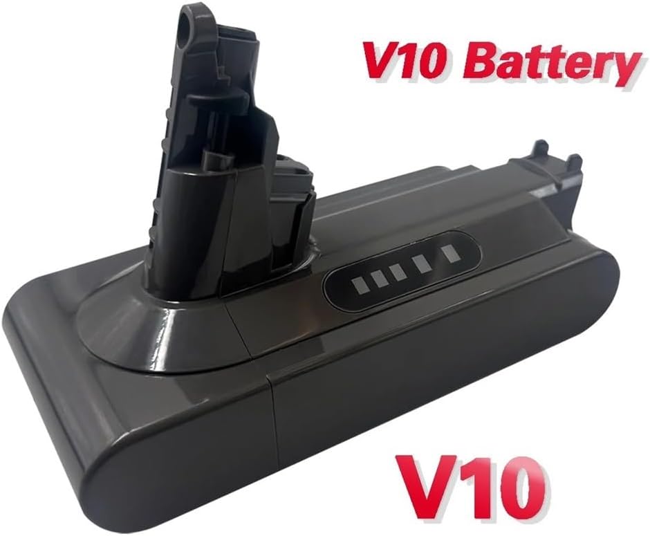 6000mah 8000mah 9800mah12800mah Compatible For Dyson v6 v7v8 v10 v11 Vacuum Cleaner Rechargeable Battery，(V10 6Ah 1pcs Charger)