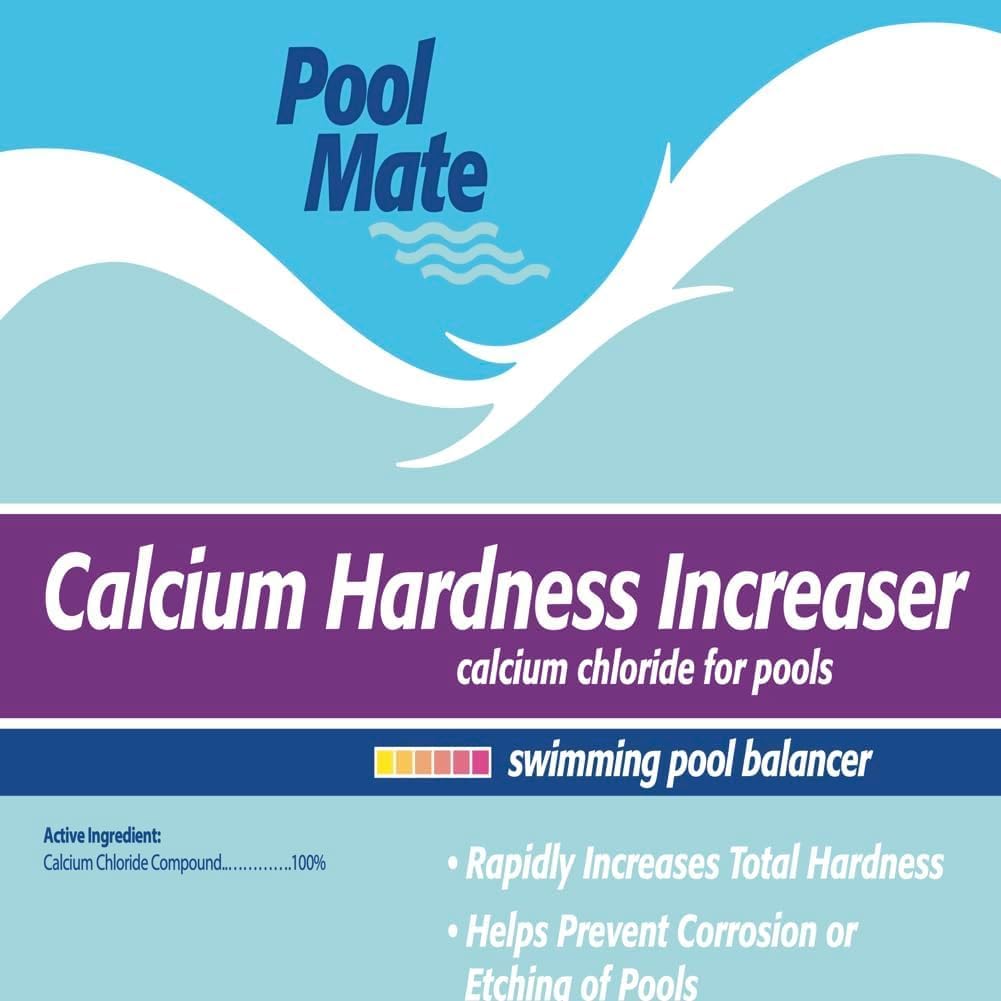 Pool Mate 50-Pounds Premium Calcium Hardness Increaser for Pools, 100% Calcium Chloride