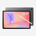 SAMSUNG Galaxy Tab S10 Lite with S-Pen | 128GB, 6GB RAM, Wi-Fi Only | 10.9' 90Hz LCD, Android 15 WiFi 6 Tablet, All Day Battery | International Model X400 | 256GB SD Card Bundle, Gray
