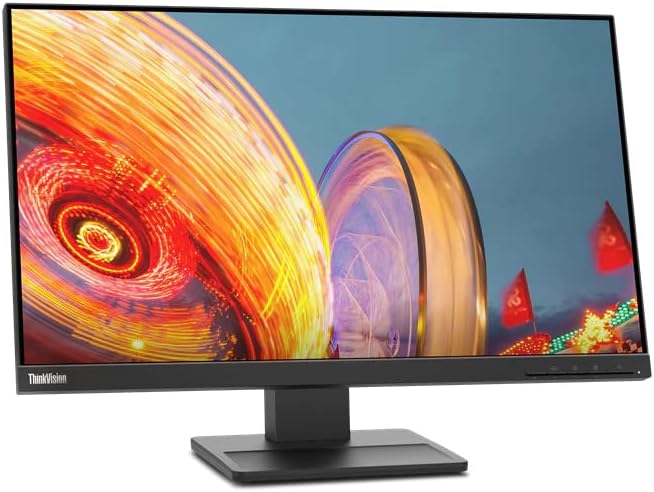 lenovo ThinkVision E24q-30 23.8' IPS 2560 x 1440 Monitor - Raven Black