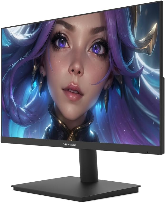 Viewedge 27 Inch Gaming Monitor 1080p 144hz, 1ms IPS FHD Computer Monitor with 110% sRGB, Bluelight Filter, HDMI & VGA Port, Support Wall Mount
