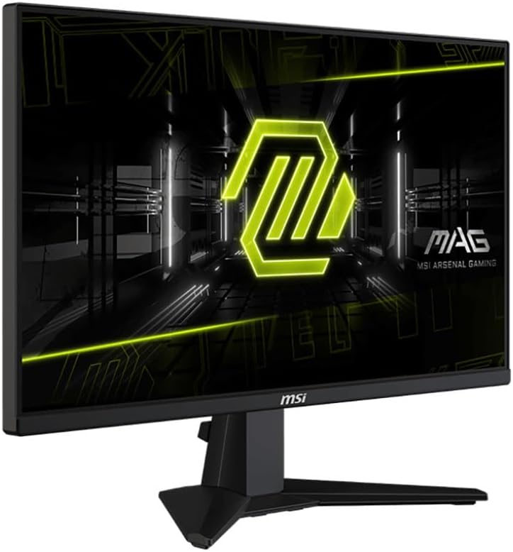 msi MAG 255XF 25-inch 1920 x 1080 (FHD) Curved Monitor, 300Hz, Adaptive Sync, HDMI, DisplayPort, VGA Port, VESA Mountable, Tilt, Speaker, Slim Bezel, 0.5ms, Black