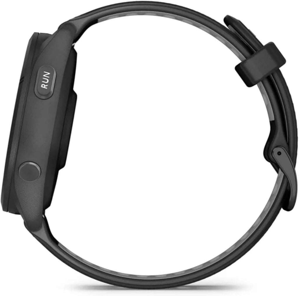 Garmin Forerunner 265 Advanced Multisport Touchscreen Smartwatch, Black, Heart Rate Monitor, Daily Suggested Workouts, Up to 13 Day Battery Life - Signature Series Charging Bundle
