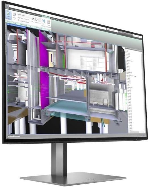 HP Z24u G3 24' WUXGA LED LCD Monitor - 16:10 - Turbo Silver