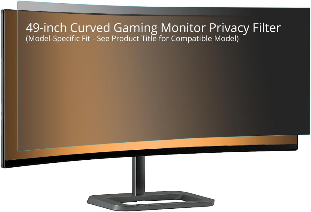 2-Way Privacy Filter – Accessory Only – to fit the Samsung CHG90 QLED 49-inch Curved Gaming Monitor | Includes Installation Kit