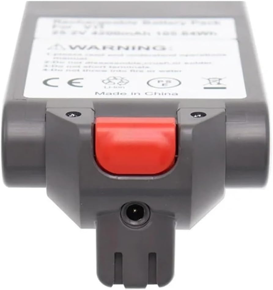 Vacuum Cleaner 25.2V 6000mAh Snap-in Rechargeable Battery Replacement. Compatible for Dyson V11