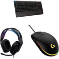 Logitech G 213 Prodigy Gaming Keyboard + G203 Wired Gaming Mouse + G335 Wired Gaming Headset Bundle - Black