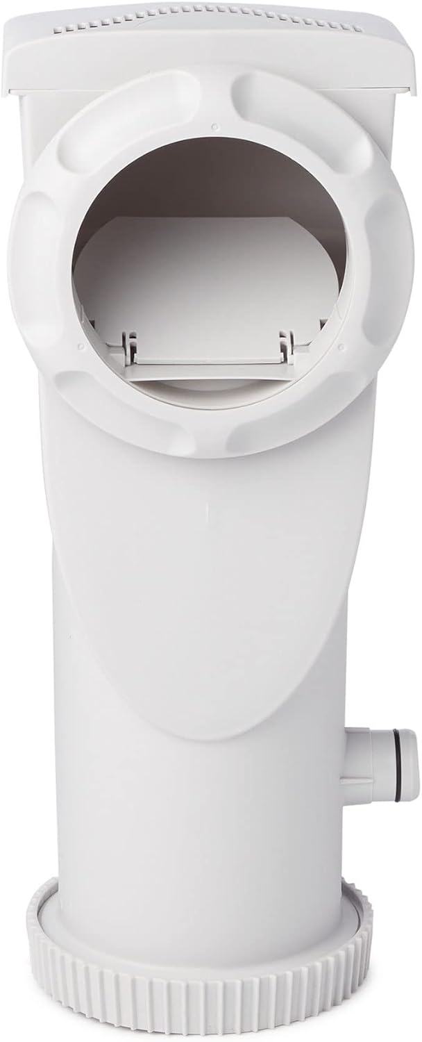 Funsicle SkimmerPlus 1000 GPH 2-in-1 Filter Pump and Skimmer System with Clamps and 1.5' Hose Fitting for Above Ground Swimming Pools