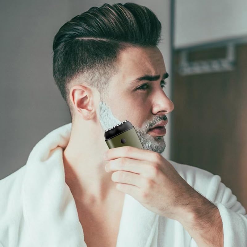 Electric Razors for Men, IPX6 Grooming Rechargeable Professional Electric Shaver Men Beard Waterproof Razor Barber Powerful Shaving Finishing Tool