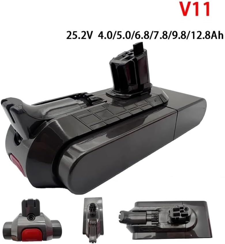 25.2V 4.0-12.8Ah Compatible For Dyson V11 SV15 Serie Vacuum Cleaner Battery ，Fluffy V11 Absolute Extra Absolute Animal 970145-02(5000mah)