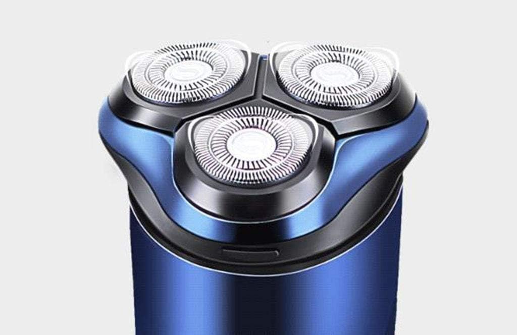 Electric Razor, Electric Shavers for Men, Dry Wet Waterproof Mens Rotary Facial Shaver, Portable Face Shaver Cordless Travel USB Rechargeable