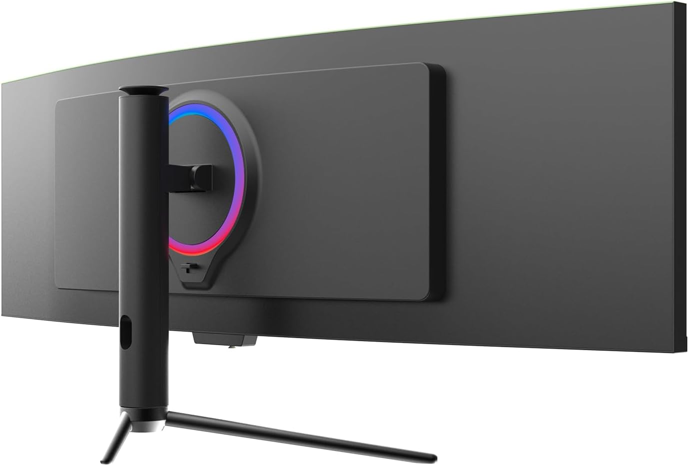 GAMEPOWER DQ49 inch Curved Ultrawide Gaming Monitor, 1Ms, 120Hz Refresh Rate, 32:9, DQHD, 5K 5120x1440p, R1800, 99% sRGB, HDR400, DisplayPort, HDMI, FreeSync, Gsync, Height - Tilt Adjustable