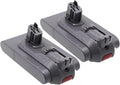 Replacement Battery Buckle Version, Compatible with Dyson V11 SV15 SV16 SV17 SV18 SV22 Vacuum Cleaner(V11-9800mAh-2PCS)