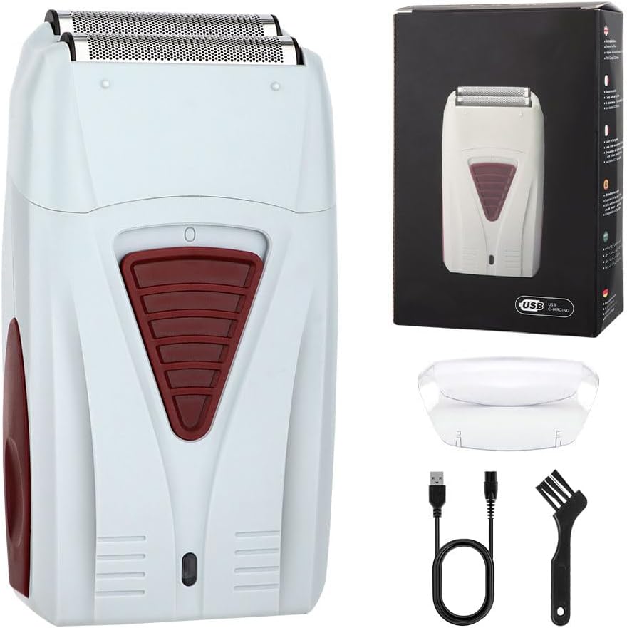 Electric Foil Shavers for Men, Dual Floating Blades for Close & Clean Shaving, Mini Portable Razor with Precision-Compact Body, High Power Motor