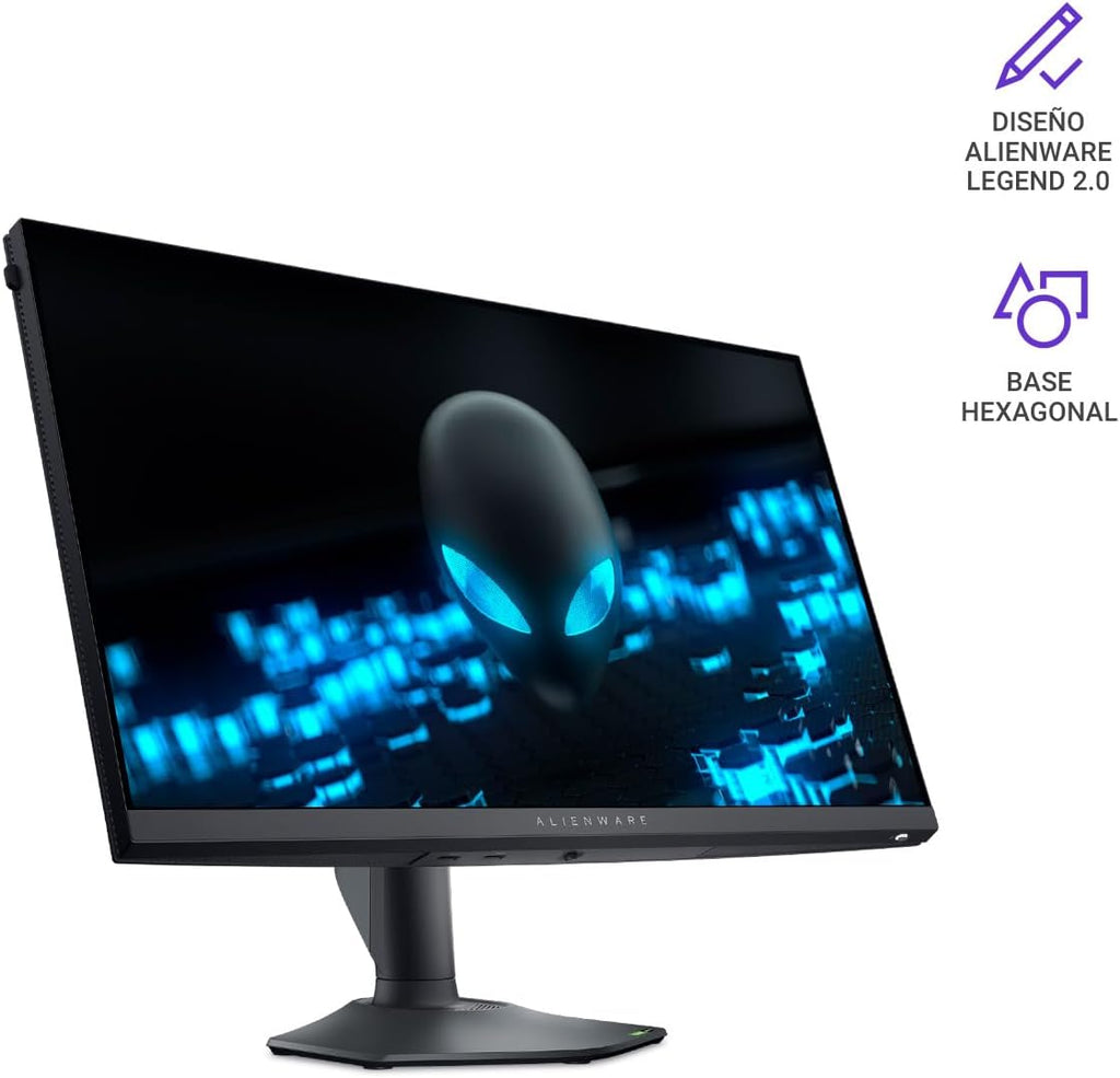 Alienware AW2724HF Gaming Monitor - 27-inch FHD (1920x1080) 0.5Ms 360Hz Dislpay, AMD Free-Sync Premium Technology, HDMI/DisplayPort/USB 3.2 Connectivity, Height/Pivot/Swivel/Tilt Adjustability - Black