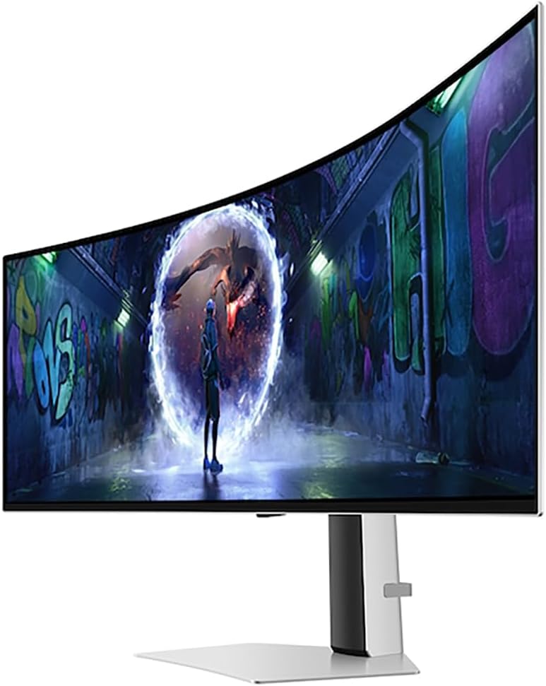 SAMSUNG 49' Odyssey DQHD (5,120x1440) 240Hz OLED G9 Curved Gaming Monitor