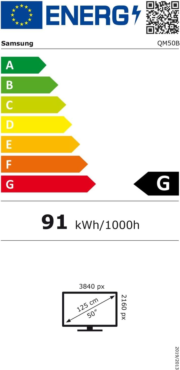 Samsung QM50B 50' 4k UHD Display