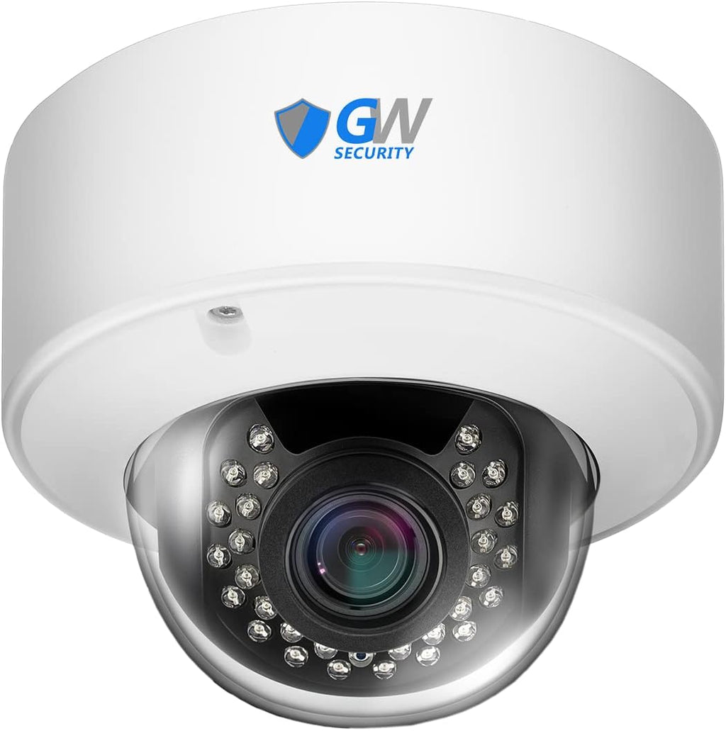 GW Security 16 Channel 6K NVR 5MP Outdoor Indoor Security Camera System - 16 x Dome 5MP 1920P Waterproof 2.8-12mm Varifocal Zoom Microphone AI Face/Human/Cars Detection IP PoE Cameras, 4TB Hard Drive