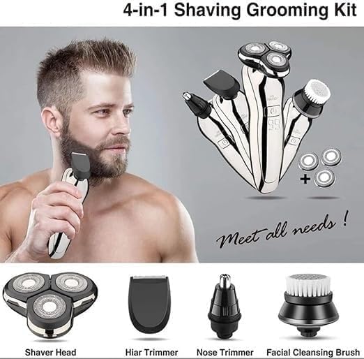 Electric Razor for Men's, Men's Electric Shaver,Electric Shaver for Men,Beard and Mustache Trimmer,Washable and USB Charging Shaving Machine