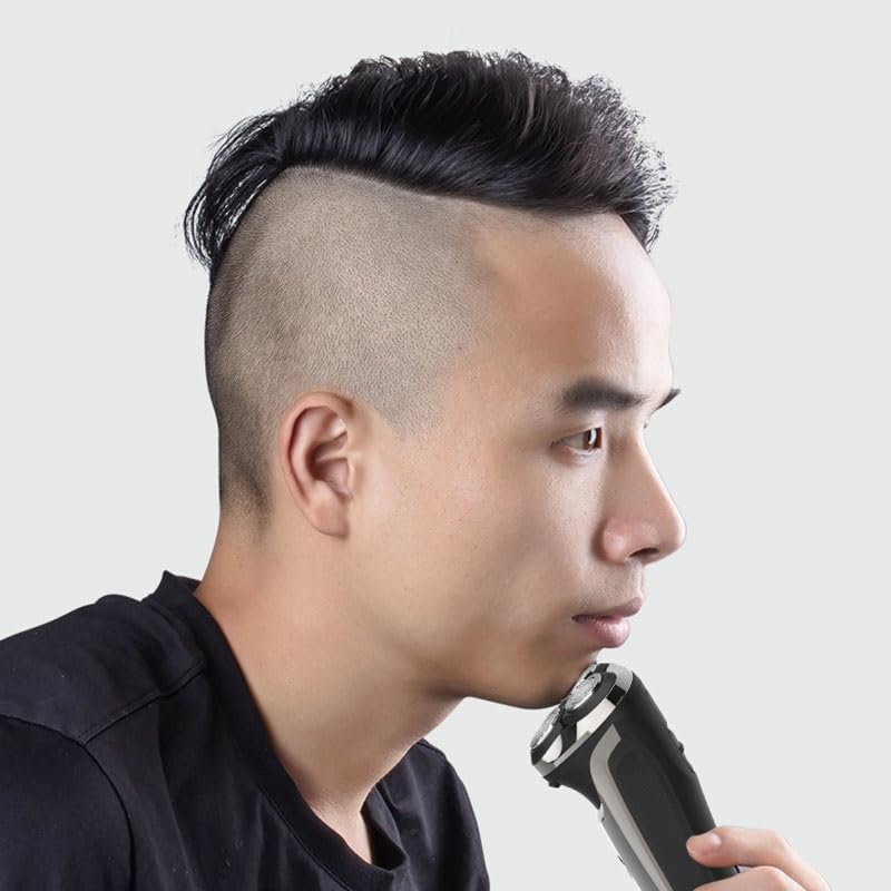 Head Shaver for Men, Waterproof face Grooming Electric Shaver Men Powerful Rotary Male Wet Dry face Electric Razor Men Rechargeable Beard Shaving