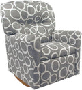 Dozydotes Contemporary Freehand Storm - Grey Rocker Recliner