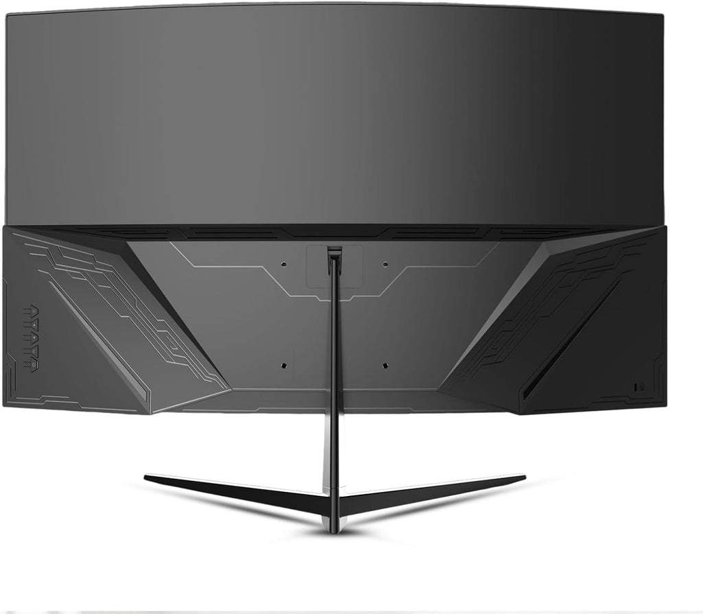 ZZA 32 Inch Curved Gaming Monitor 180Hz 2K Computer Monitor 1500R Curved VA Display, QHD 2560x1440p PC Monitor HDMI DP1.4, 1ms MPRT, HDR, Metal Stand, VESA Compatible (DP Cable Incl.)