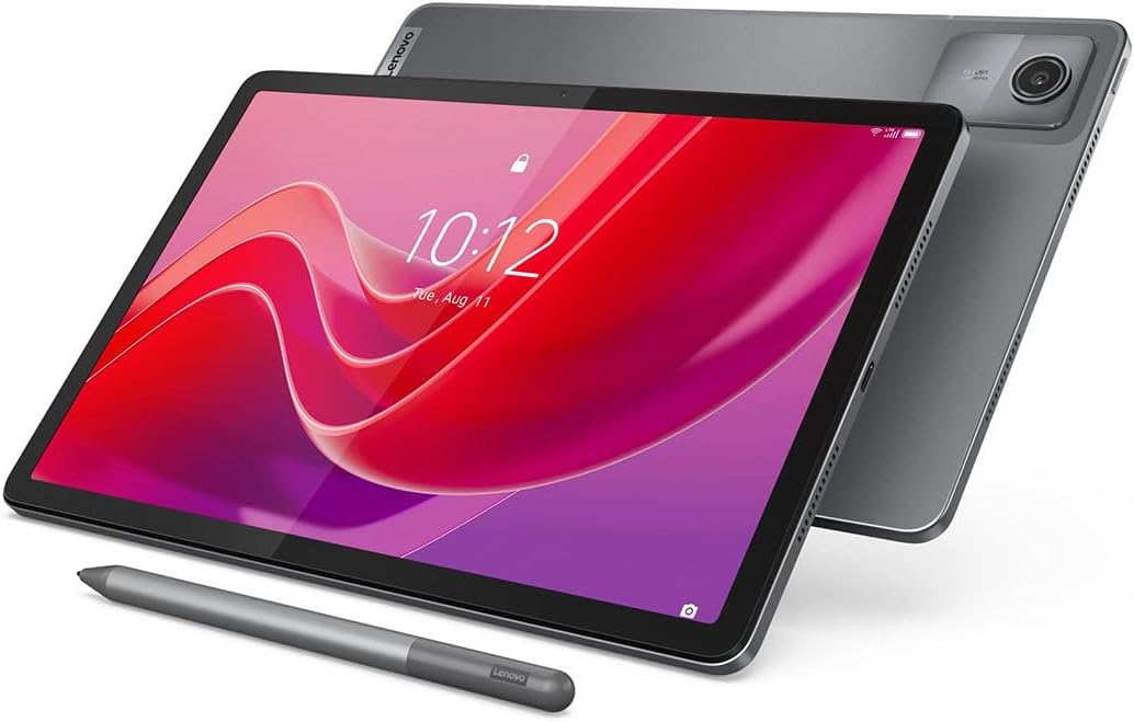 Lenovo Tab M11, 11' Display, MediaTek Helio G88 Octa-Core, 4GB RAM, 64GB SSD, 1920x1200 px, Ambient Light-Sensor, 10 Hour Battery, Comes w/Pen, Luna Grey