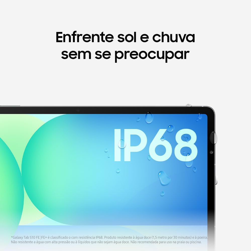 Samsung Galaxy Tab S10 FE w/S-Pen | 128GB, 8GB RAM, Wi-Fi Only | 10.9' LCD, WiFi 6E Android 15 Tablet, 4K Camera | International Model X520 | 25W Fast Charger Bundle (Blue)