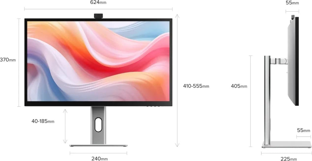 ALOGIC Clarity Pro 27' UHD 4K Monitor with 65W PD and Webcam