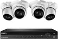 16-Channel Nocturnal NVR System with 4K (8MP) Smart IP Dome Security Cameras with Real-Time 30FPS Recording and Listen-in Audio 4 / White