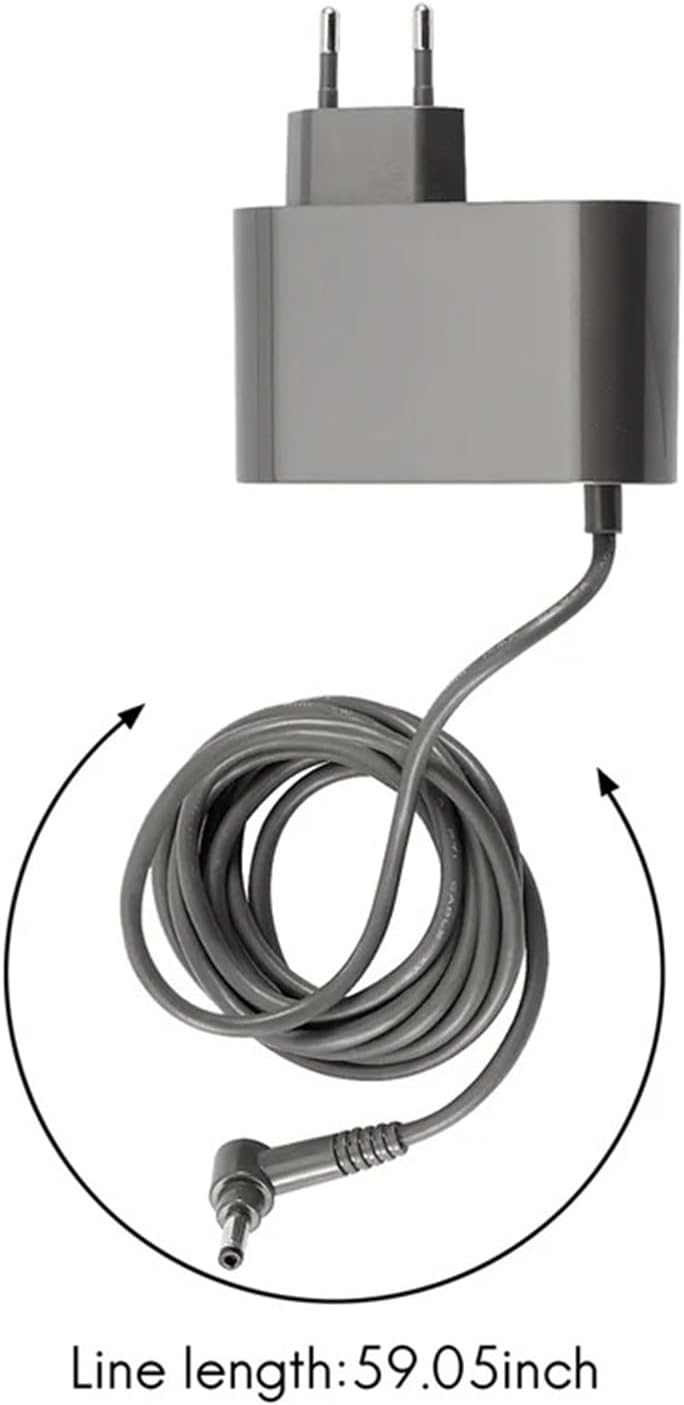 Vacuum Cleaner Power Cord Charger, Compatible For Dyson V10 V11, Adapter Replaceable Parts EU Plug