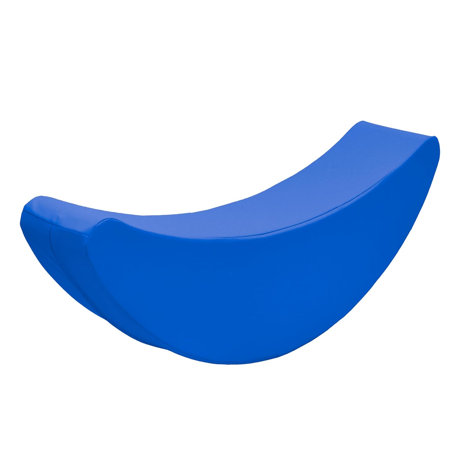 Children's Factory Happy Rocker, Flexible Classroom Seating, Active Seating for Young Learners, Banana Chairs for Kids, Blue