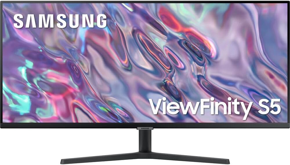 Samsung 34 inch ViewFinity S50GC Series 1440p HDR Ultrawide Monitor Bundle with Tech Smart USA Elite Suite 18, 2X 4K HDMI Cable & Deco Gear CPS Exclusive 26 Month Protection Pack (BEACH-CPS-26M500)