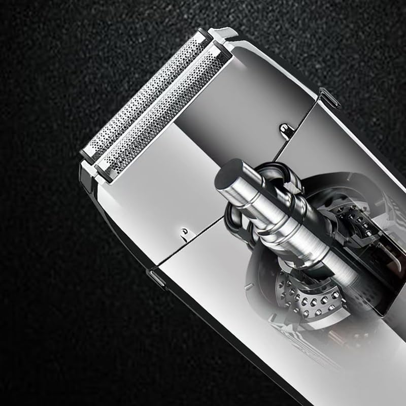 Electric Razors for Men, Waterproof 2in1 Rechargeable foil Electric Shaver Hair Trimmer Electric Razor Beard Bald Shaving Machine for Men