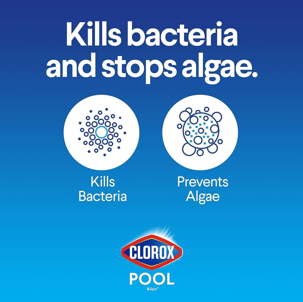 CLOROX Pool&Spa Active99 3' Chlorinating Tablet, Kills Bacteria & Stops Algae, 35LB