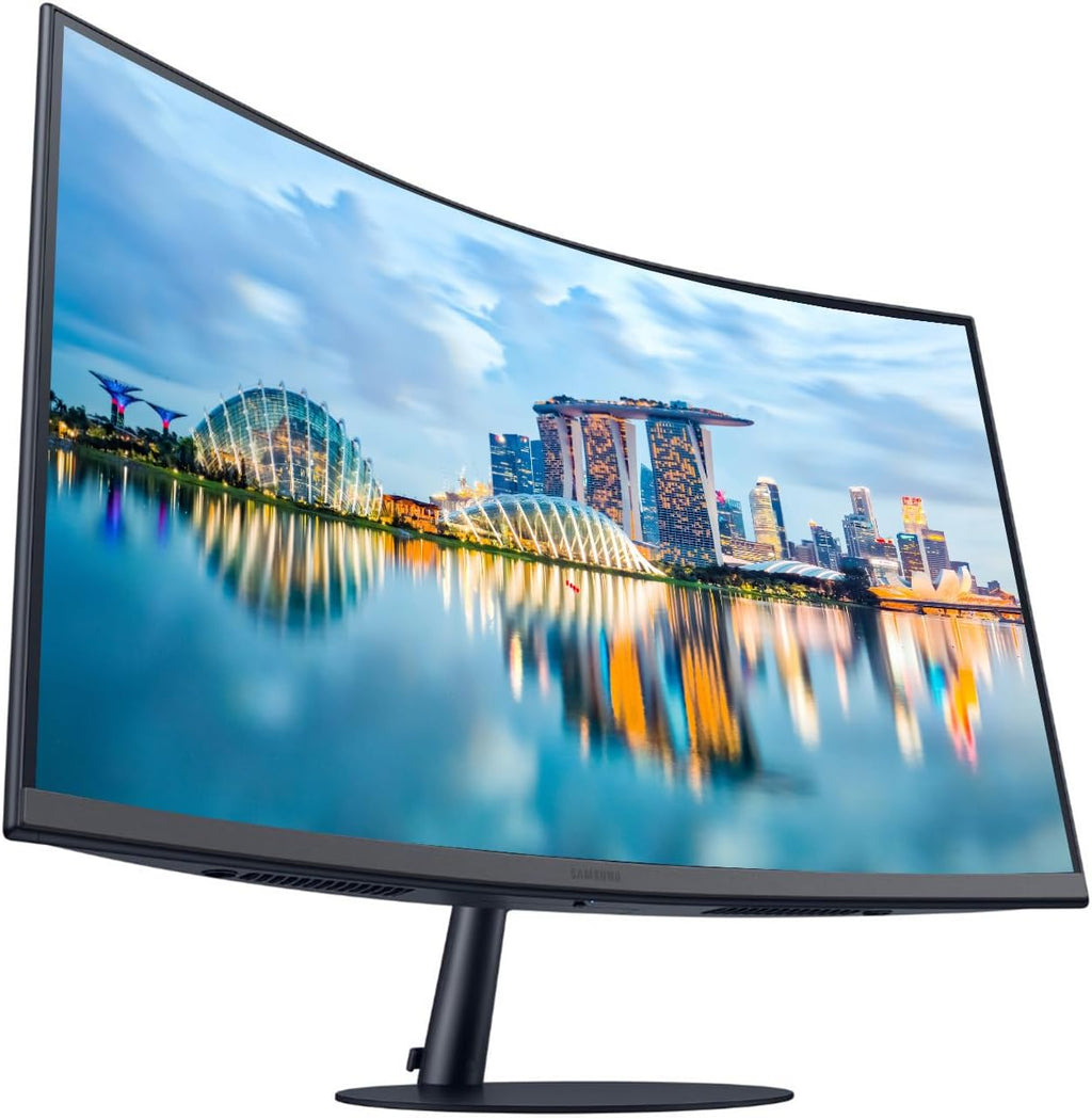 Samsung S39C 32-inch 1080P FHD Curved IPS LCD Monitor, 2-Pack Bundle with FreeSync, HDMI, DisplayPort, Speaker (S32C394EAN)