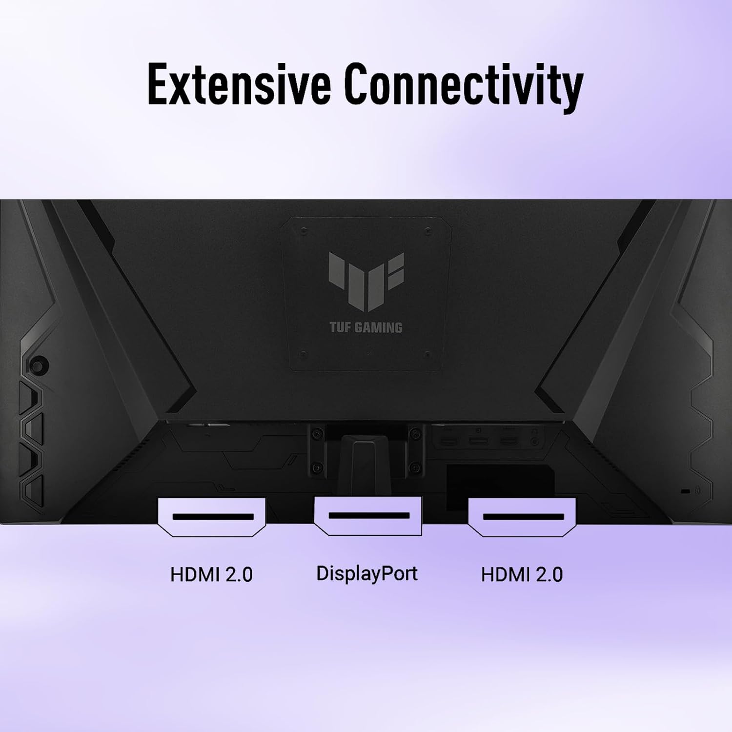ASUS 24.5' FHD Gaming Monitor, Fast IPS Display, 310Hz, 0.3ms, G-SYNC Compatible, FreeSync Premium, ELMB Sync, 99% sRGB, AI-Powered Gaming Enhancements, Bult-in Speaks, HDMI, DisplayPort