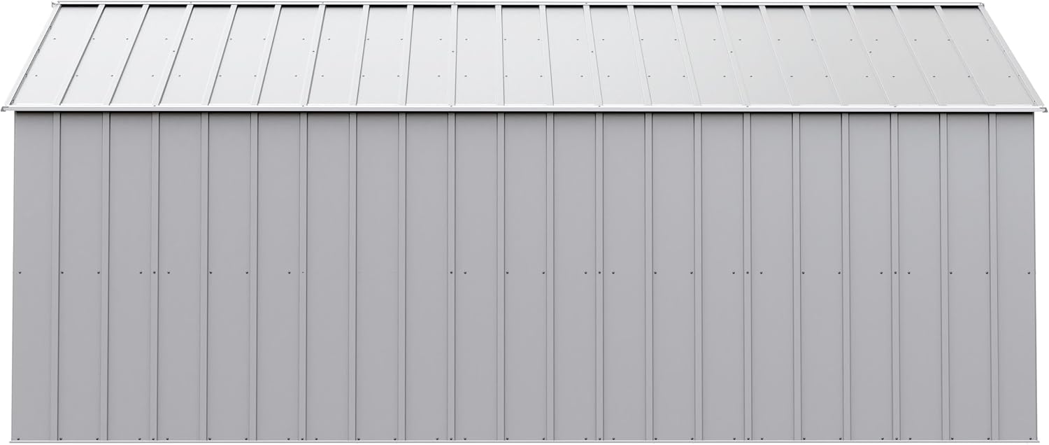 Arrow Classic Metal Shed, 12 x 17, Flute Grey