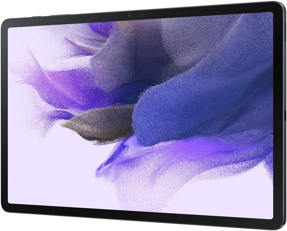 Samsung Galaxy Tab S7 FE 2021 Android Tablet 12.4' Screen WiFi + LTE Unlocked 64GB Long-Lasting Battery Powerful Performance, Mystic Black - S-Pen NOT Included - (Renewed)
